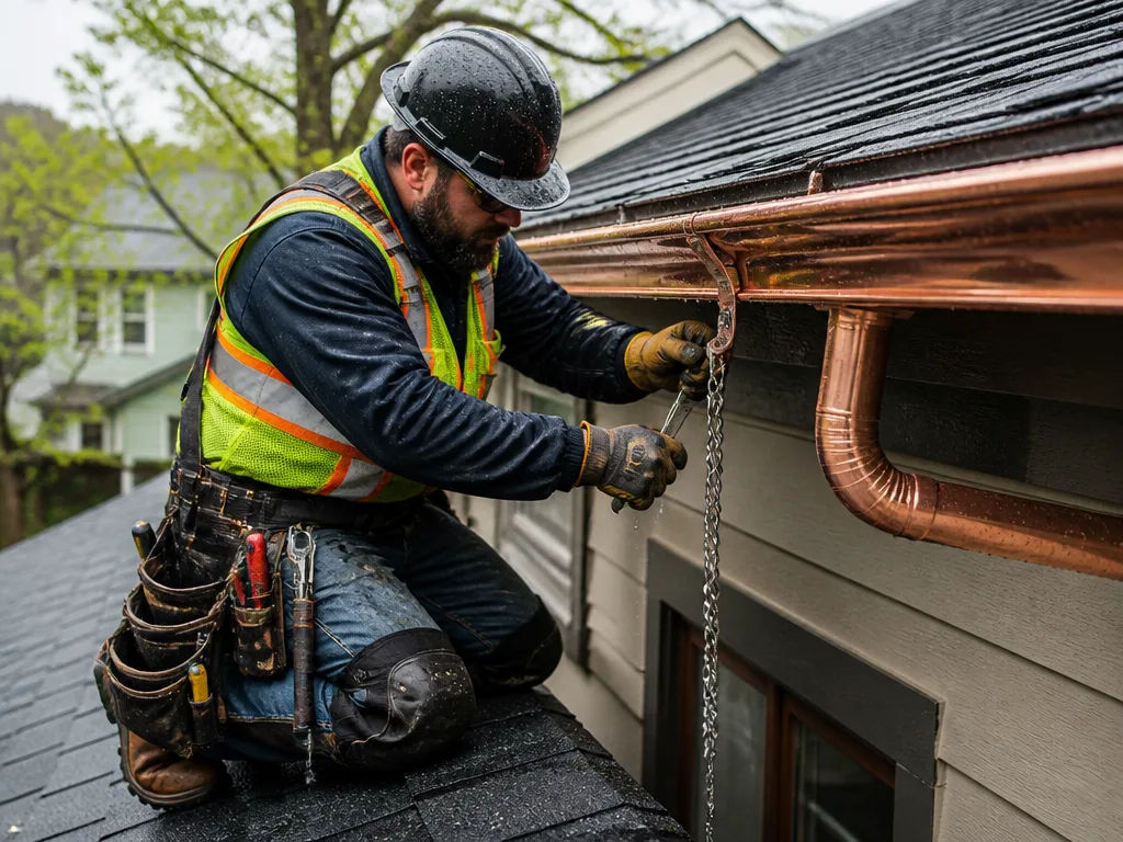Rain Chain Installation